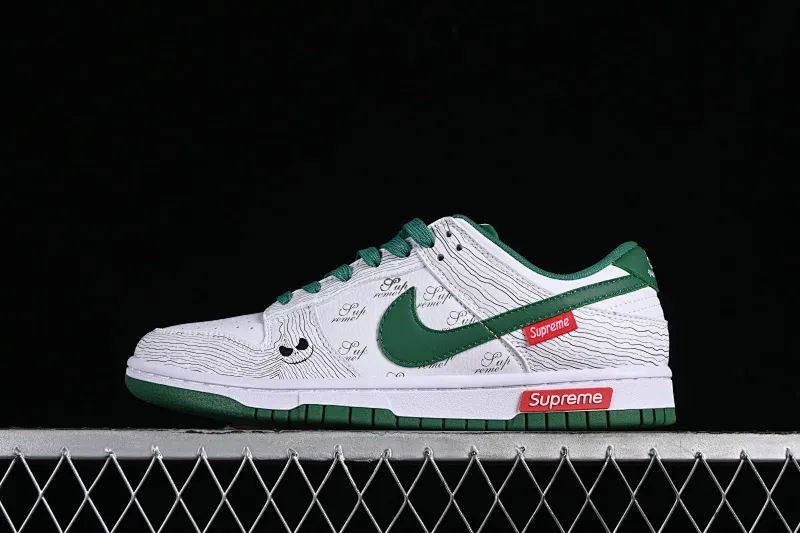 All categories Nk SB Dunk Series Nk SB Dunk Low High-end customized low-top sneakers Supreme x Nk Dunk Low joint-Green Ghost Face SB low-top casual sneakers XD6188-033